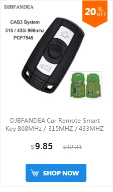 Djbfandea 4 пуговицы 315 МГц в комплекте дистанционный ключ для Mercedes-Benz W169 W245 W203 W208 W209 W204 W210 W211 2001-2010 IYZ3312