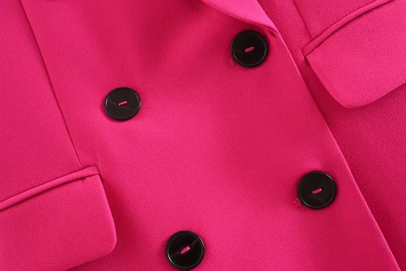 2019 Женская модная двубортная жилетка без рукавов Повседневная офисная верхняя