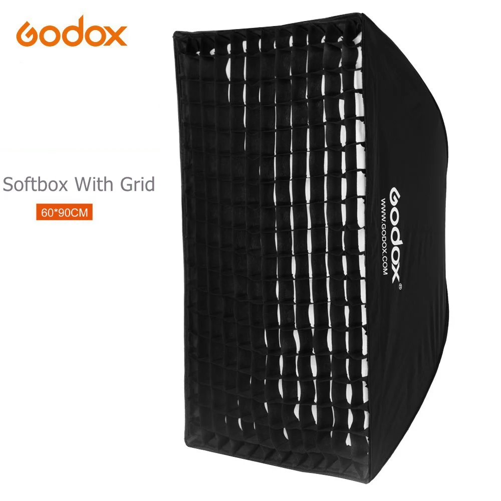

Зонт-софтбокс Godox 60*90 см, отражатель с сеткой, сотовый светильник, софтбокс для TT600, TT685, V860II, аксессуары для фотографии
