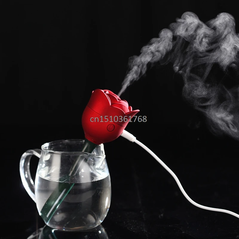 USB увлажнитель воздуха мини розовый цветок очиститель аромадиффузор распылитель