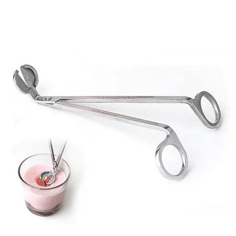 Инструмент из нержавеющей стали для фитиля, крючок для стрижки, стальной триммер для свечей, масляная лампа, ножницы для отделки, ножницы для резки
