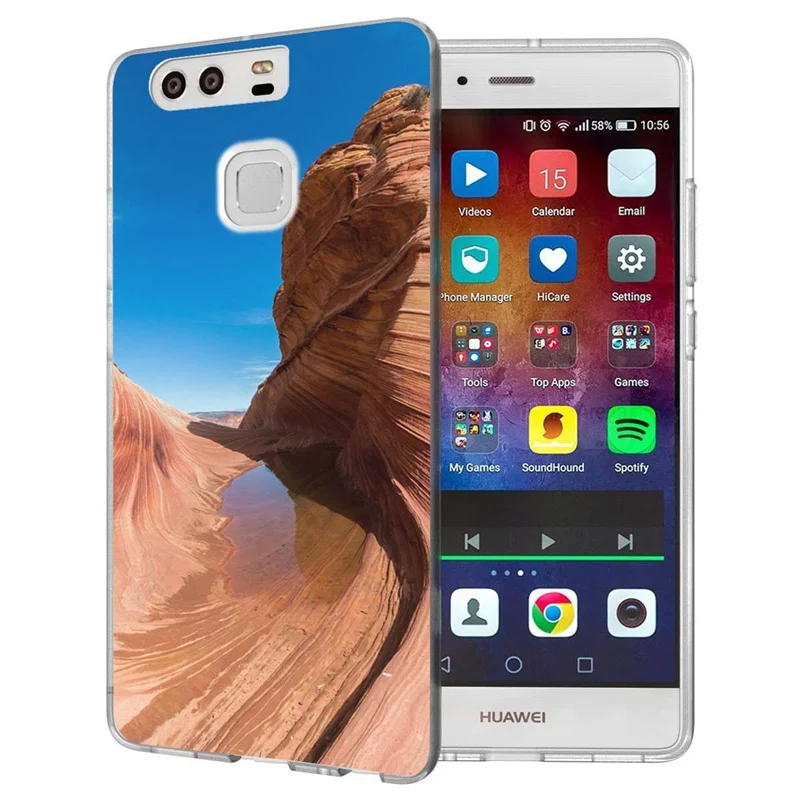 For Huawei P9lite/P8 Lite 2016 2017 Y5 II 2 Y5ii / Y6 Compact Honor 5A LYO-L21 Soft TPU Silicone Pattern Clear Case B015 |