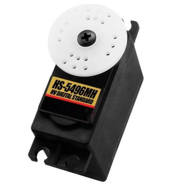 

HS-5496MH High Voltage Metal Gear Digital Actuator Torque kg./cm. (6.0V / 7.4V): 6 / 7.2