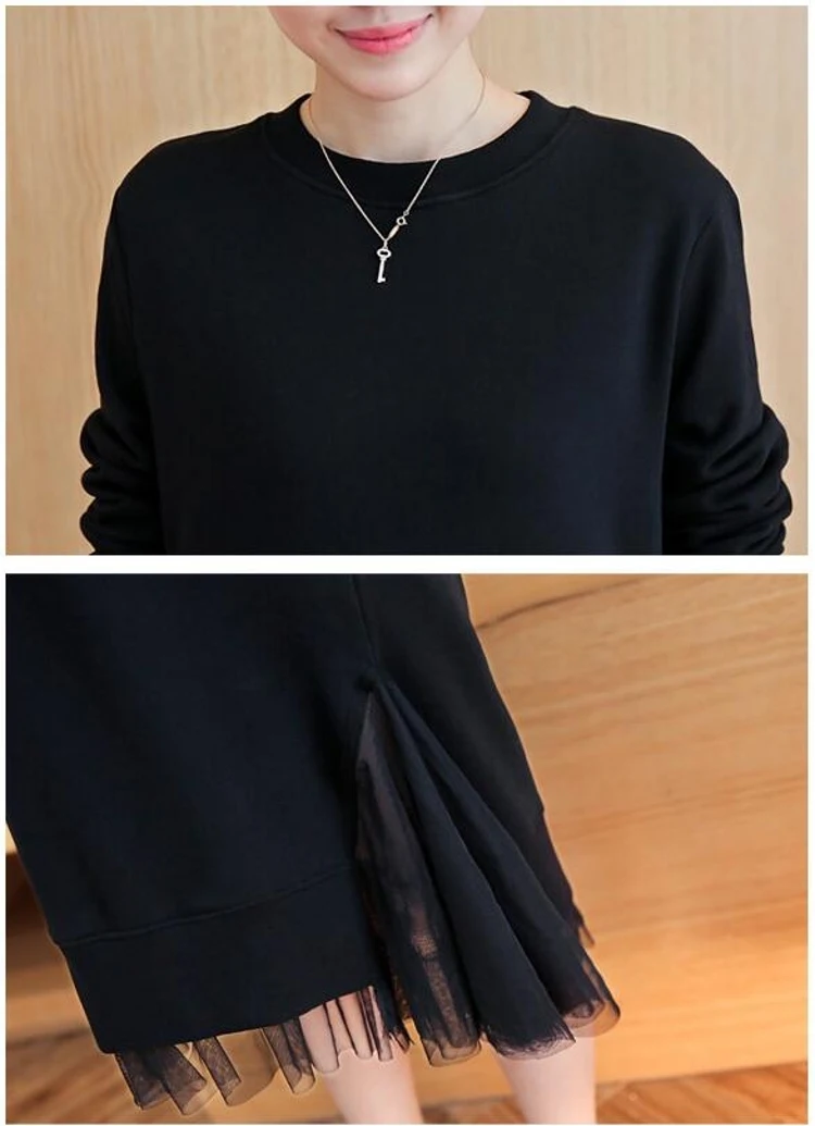 2018 весеннее хлопковое платье для беременных весенне-осеннее пальто большого