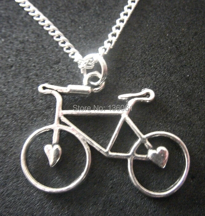 Женский чокер с подвеской велосипедный/Велосипедный лебедь торт на день
