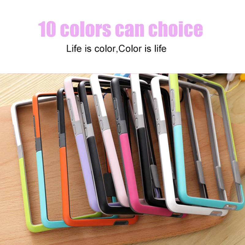Kolpler TPU case bumper for xiaomi mi4 Anti-Knock frame two-color border Soft Protection Silicone cover | Мобильные телефоны и