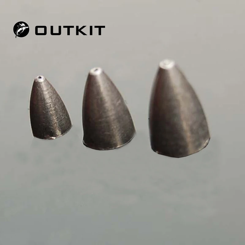 OUTKIT, 10 шт./лот, новинка, свинцовая пуля, свинцовая приманка, Мягкая приманка, головка джига, цилиндрическая форма, бас, 3g/7g/9g