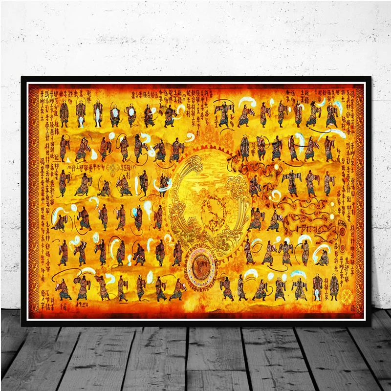 Постеры и принты Аватар Последний Airbender Aang Fight аниме плакат стены искусства картина холст живопись для комнаты домашний декор - Цвет: 0010