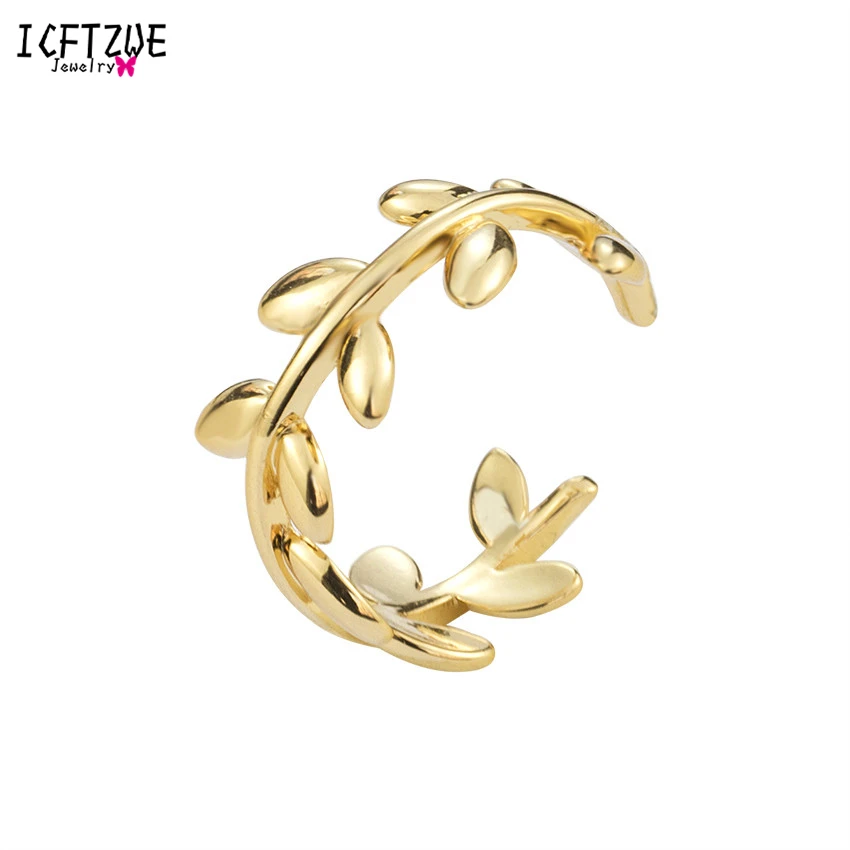 DIANSHANGKAITUOZHE Rose Gold Colour Adjustable Rings Boho Twisted Leaf Silver Toe Ring Bague Fashion Body Jewelry|silver toe ring|toe ringadjustable