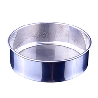 2017 cake decorating tools baking tools 16cm stainless steel sieve 30 mesh ultra fine bucket with powder with circular flour