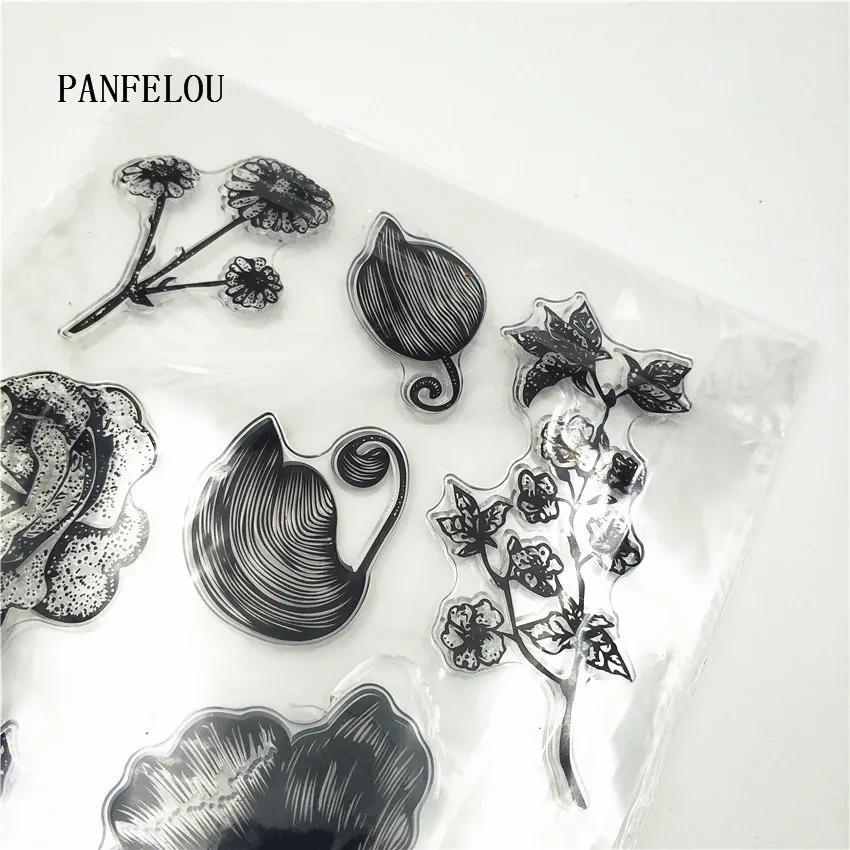 PANFELOU клумбы прозрачный силиконовый штамп/печать DIY Скрапбукинг/фотоальбом
