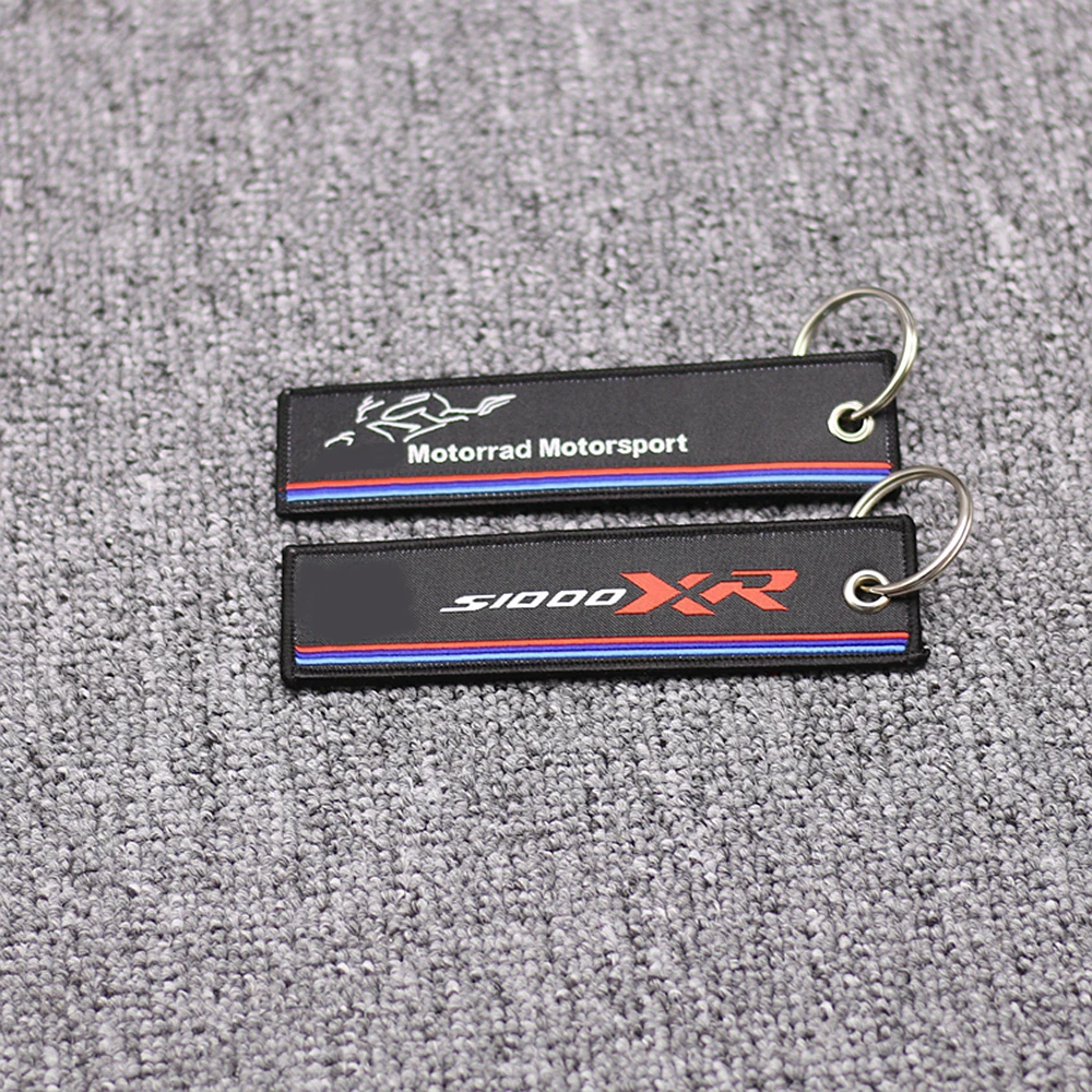

New Arrival Embroidery Key Holder Chain Collection Keychain for BMW S1000XR S1000 XR Motorcycle Badge Keyring