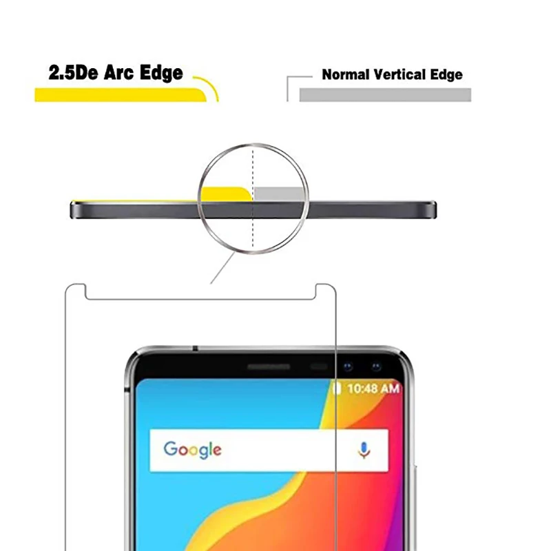 2.5D прозрачное закаленное стекло не на весь экран Защитная пленка для Alcatel A5 5085Q светодиодный 5085DY A7 5090Y XL CameoX Flash Go Flip