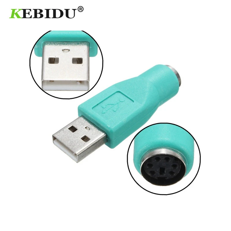 Переходник Kebidu с USB папа на PS/2 мама используется разъем для ПК Sony PlayStation2 ps2