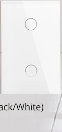 Wi-Fi умный настенный сенсорный переключатель США 1 банда стеклянная панель приложение дистанционное управление работает с Amazon Alexa Google Home не требуется концентратор