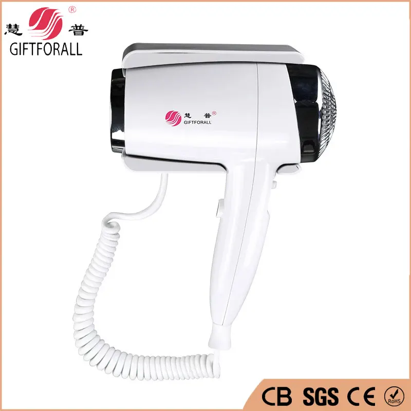 

GIFTFORALL Bathroom Hair Dryer Storage Rack Hot/Cold Air Blow Dryer Wall Mounted Holder Dryer Professional RCY-67600E