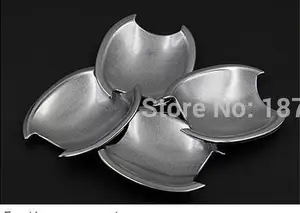 4 шт. для Mitsubishi Pajero Sport 2011-2014 хромированный корпус дверная отделка полость дверная ручка Чаша вставка крышка отделка дверная ручка