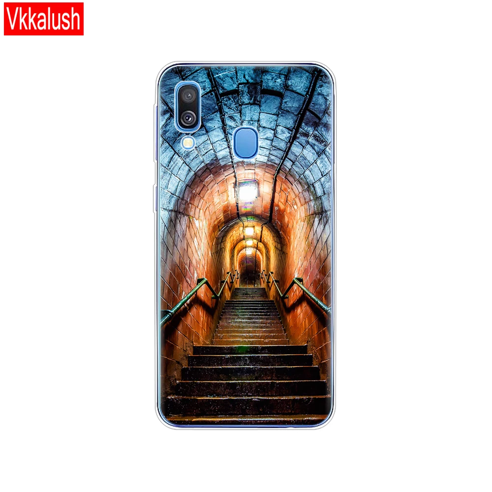 Чехол для телефона, чехол для samsung A40, мягкий силиконовый чехол на заднюю панель для samsung Galaxy A40 A405, SM-A405F, A405F, мультяшная задняя крышка - Цвет: 80108