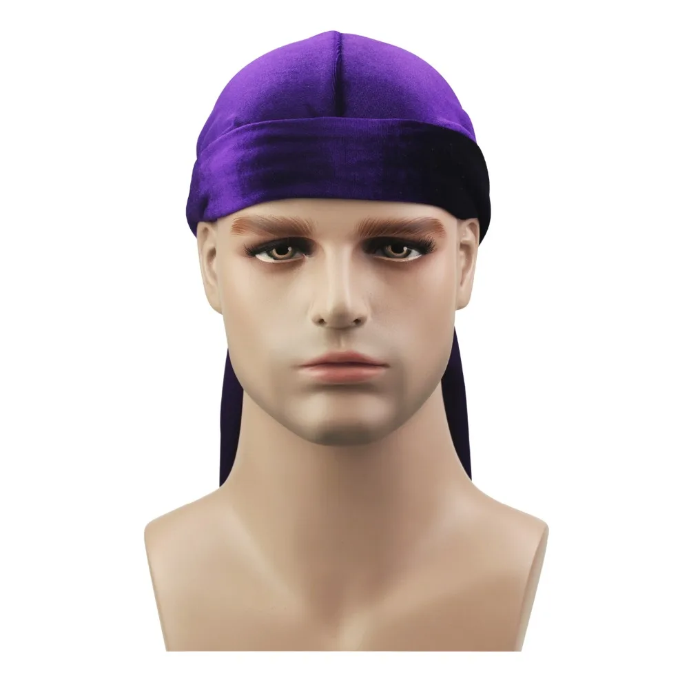 Премиум шелковистый Durag 360 540720 волн Экстра длинный хвост и широкие ремни для