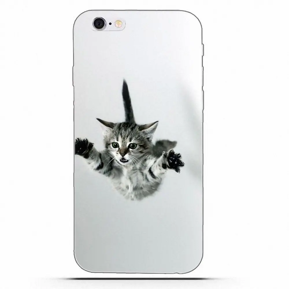 Wexoeq много милых летающих кошек для Huawei G7 Y6 II Y7 Xiaomi Redmi Note 2 3 5 Mi 4 4C 4I 5S 5X 6X 8 SE Pro TPU