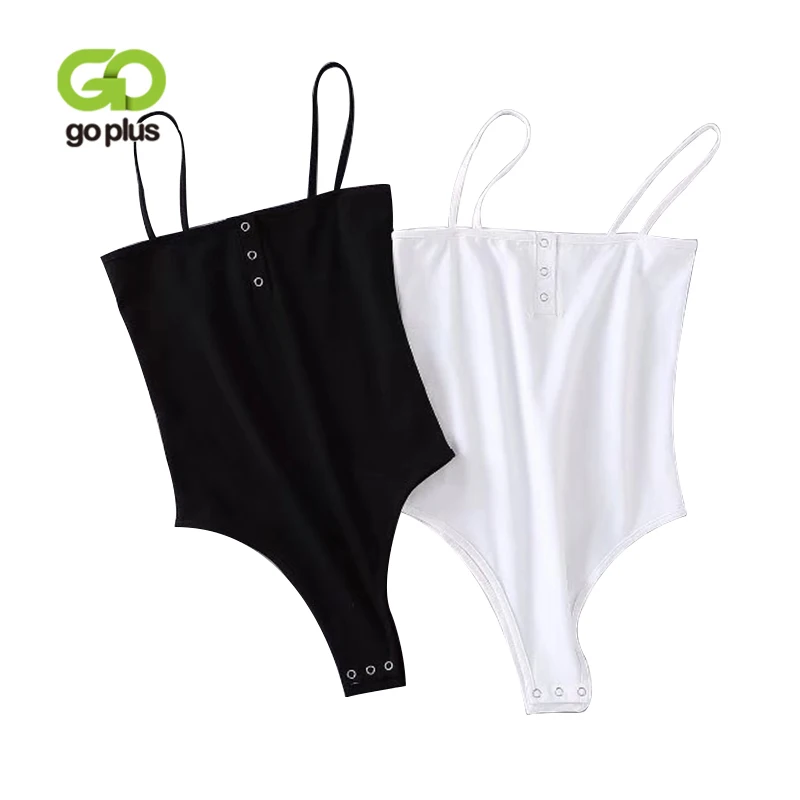 GOPLUS Спагетти ремень пикантные Женское боди с вырезом на спине Лето 2019 г. Bodycon