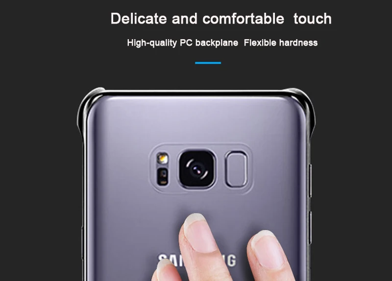 Бесплатно Gife samsung чехол для смартфона для Galaxy S8 анти-капля встроенная защита грязеотталкивающий прозрачный деловой чехол