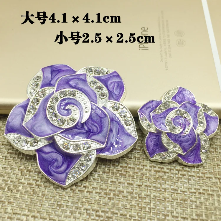 2018 new 50PCS camellia mobile phone shell beauty diy jewelry alloy accessories headdress rhinestone small daisy material | Дом и сад