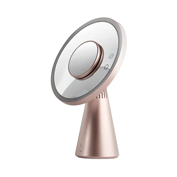 Rose gold Xiaomi светодиодный зеркальный Смарт Bluetooth динамик аудио заполняющий светильник двухсторонняя лампа зеркало красная точка награда бренд классный подарок - Цвет: Rose gold