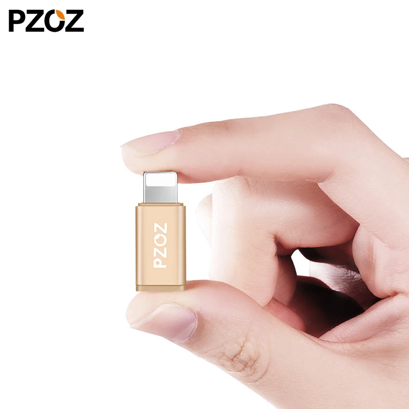 PZOZ Micro USB гнездовой разъем для iphone 8 Pin мужской адаптер синхронизации и зарядки Iphone