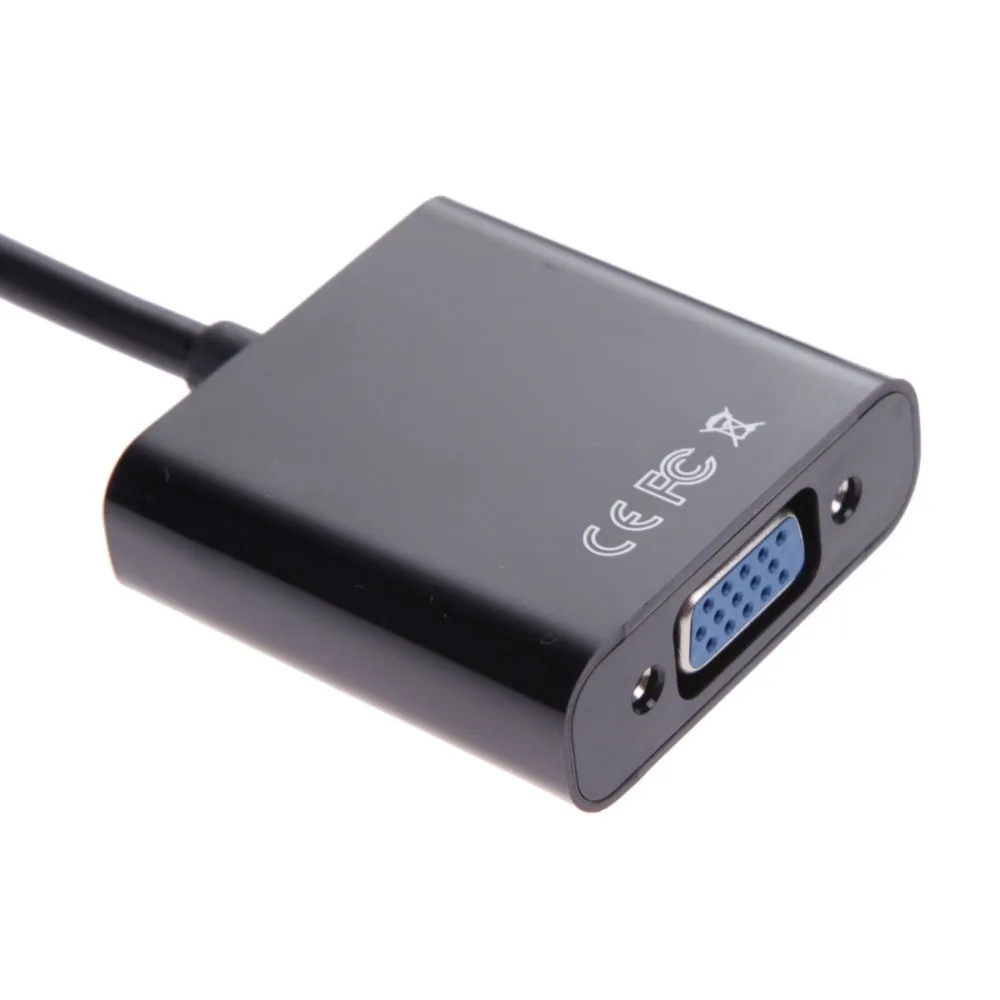 Универсальный адаптер 3 в 1 1080p Micro HDMI/Mini HDMI/HDMI к VGA конвертер чипсетов| |