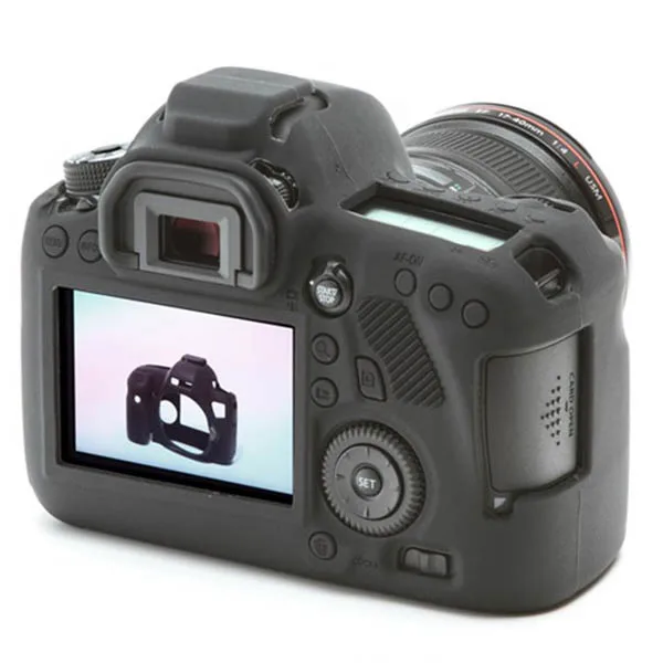 Чехол для камеры Canon EOS 6D мягкий силиконовый резиновый защитный корпус высокое