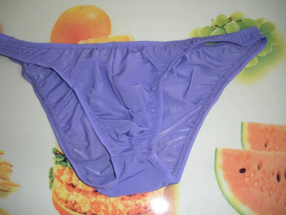 Мужское нижнее белье для геев трусы с низкой талией маленькие Трусы из вискозы