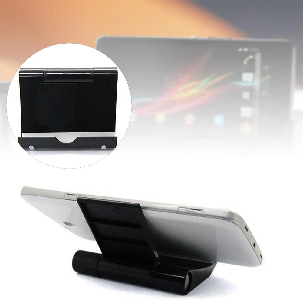 

Phone Holder Desk Stand For Your Mobile Phone Tripod For iPhone Xsmax Huawei P30 Plastic Foldable Desk Holder Stand