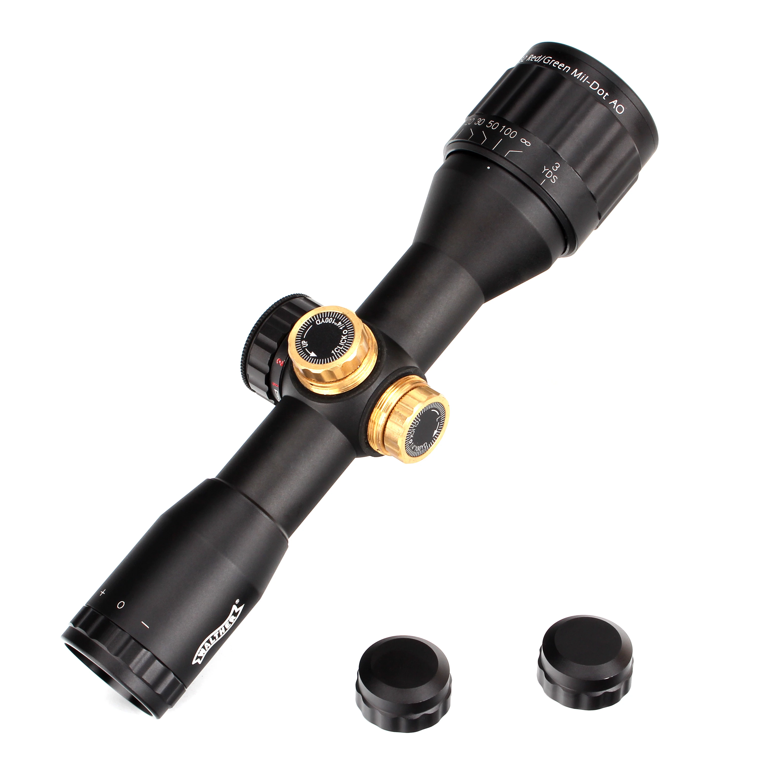 WALTHER 6x32 AO тактический оптический прицел Mil Dot двойной цвет красный зеленый с