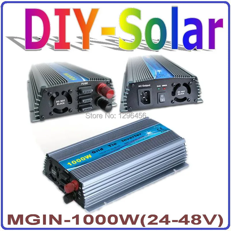 1000 Вт 24 48 В постоянного тока MPPT сетчатый инвертор для солнечной системы 1200 36 120 в