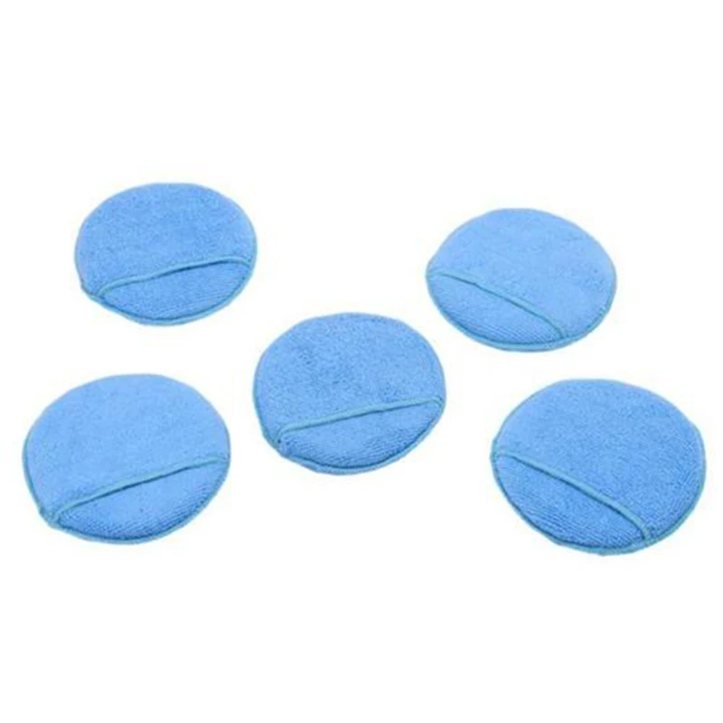 5Pcs/Set Microfibre Foam Sponge Polish Wax Applicator Pads Car Home Cleaning | Автомобили и мотоциклы