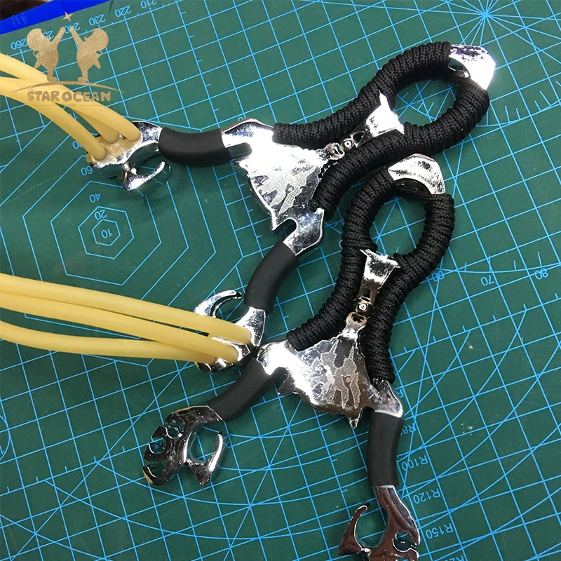 Hunting Slingshot With Rubber Band High DensityCatapult Professional Tactical Pocket Sling Shot Outdoor Camping Fishing
