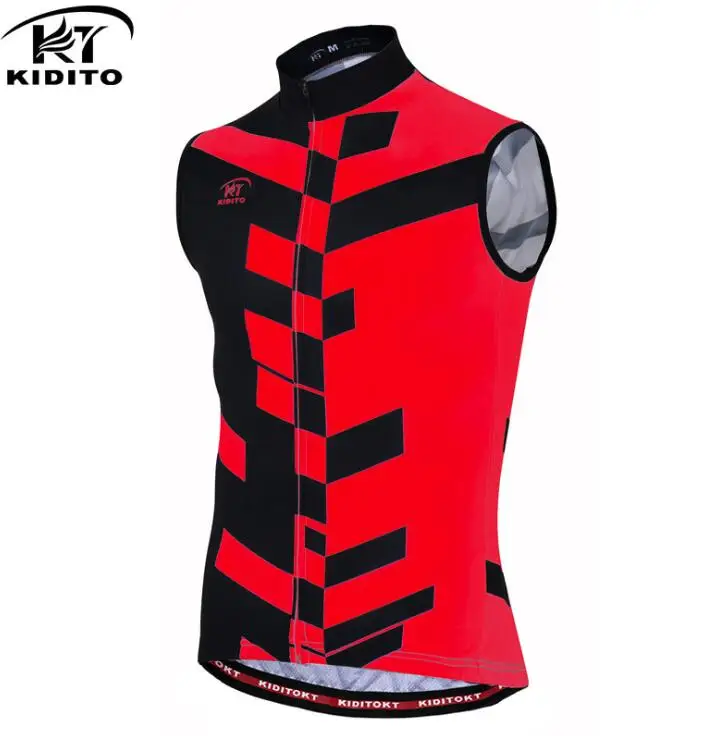 Cycling Jersey only KIDITOKT летняя майка без рукавов для велоспорта MTB велосипед Джерси Ropa Ciclista Hombre Майо Ciclismo гоночный велосипед одежда для мужчин - Цвет: Cycling Jersey only