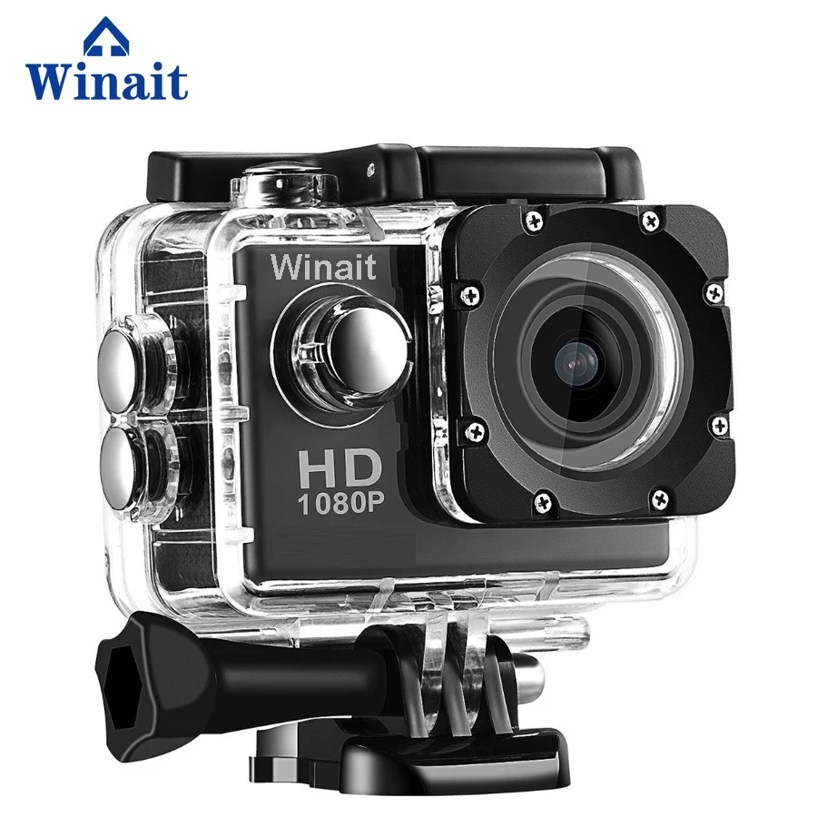 Winait Max 1080p Водонепроницаемая Экшн камера с 2 0 дюймовым TFT дисплеем дешевый подарок