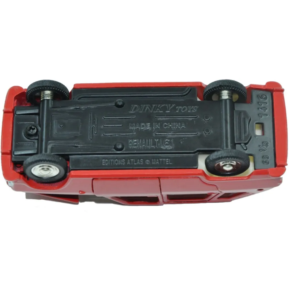 Dinky toys Atlas Miniatures 1416 RENAULT 6 литой под давлением сплав металл высокая симуляция