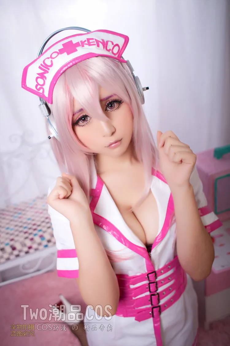 Костюм Медсестры из аниме SUPER SONICO костюм для косплея|Костюмы фильмов и ТВ| |