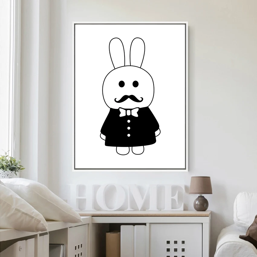 Картина из мультфильма холст художественный принт постер для украшения дома на