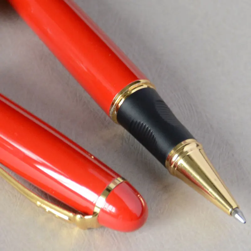 Шариковая ручка JINHAO X450 большая красная и Золотая Роскошная деловая офисная