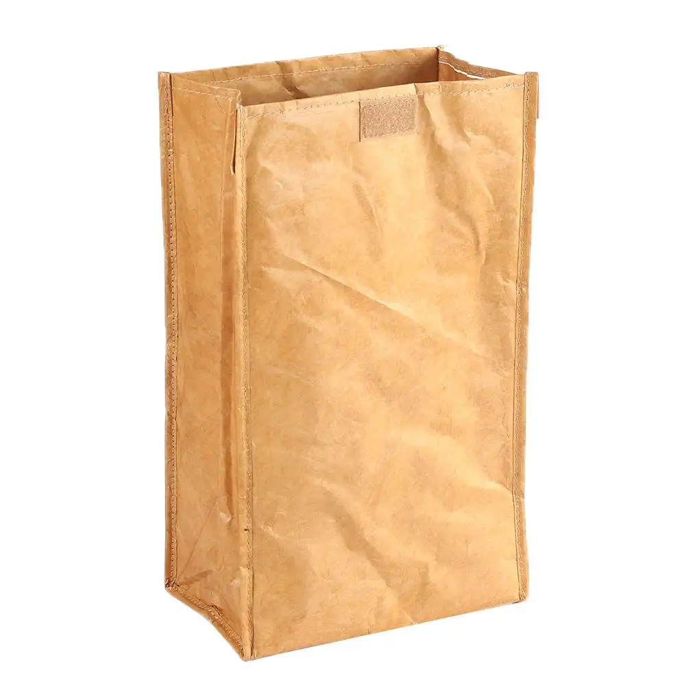 Сумка для обеда моющаяся сумка с изоляцией из крафт материала прочная хранения