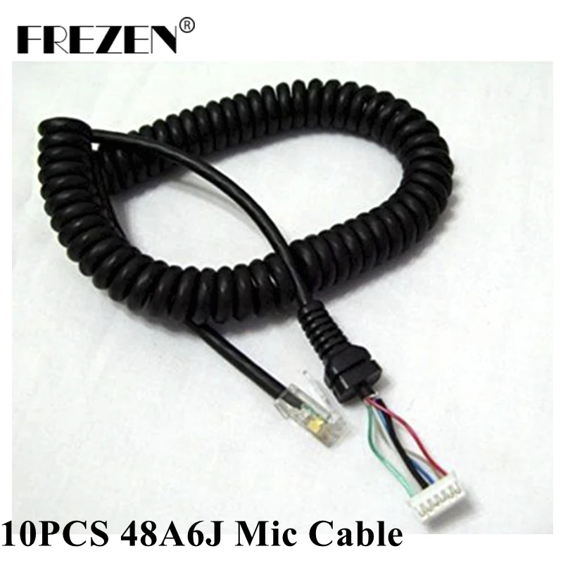 10 шт. FREZEN оптовая продажа замена микрофона кабель провод для YAESU MH-48A6J FT-7800 FT-8800 FT-8900