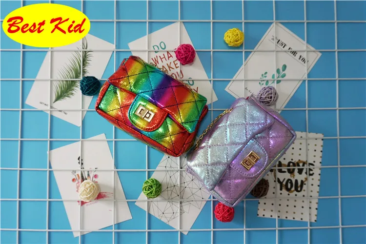 DHL! BestKid Стильный Чистый для детей маленьких девочек маленькие сумки на плечо дети мини монета мешок малышей Горячая сумка SMT073D