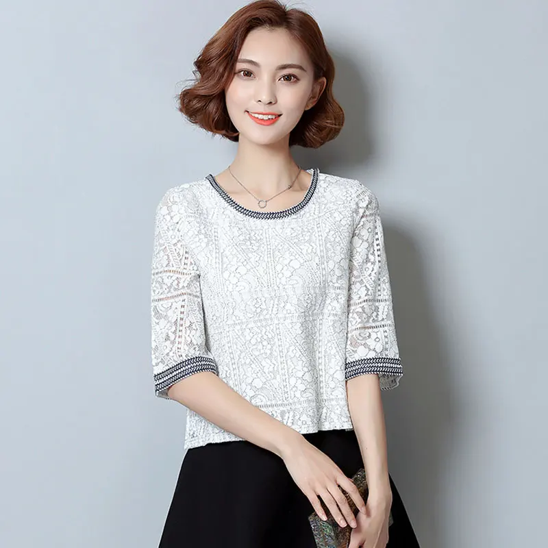 2018 летний корейский модный женский укороченный топ и блузки с коротким рукавом