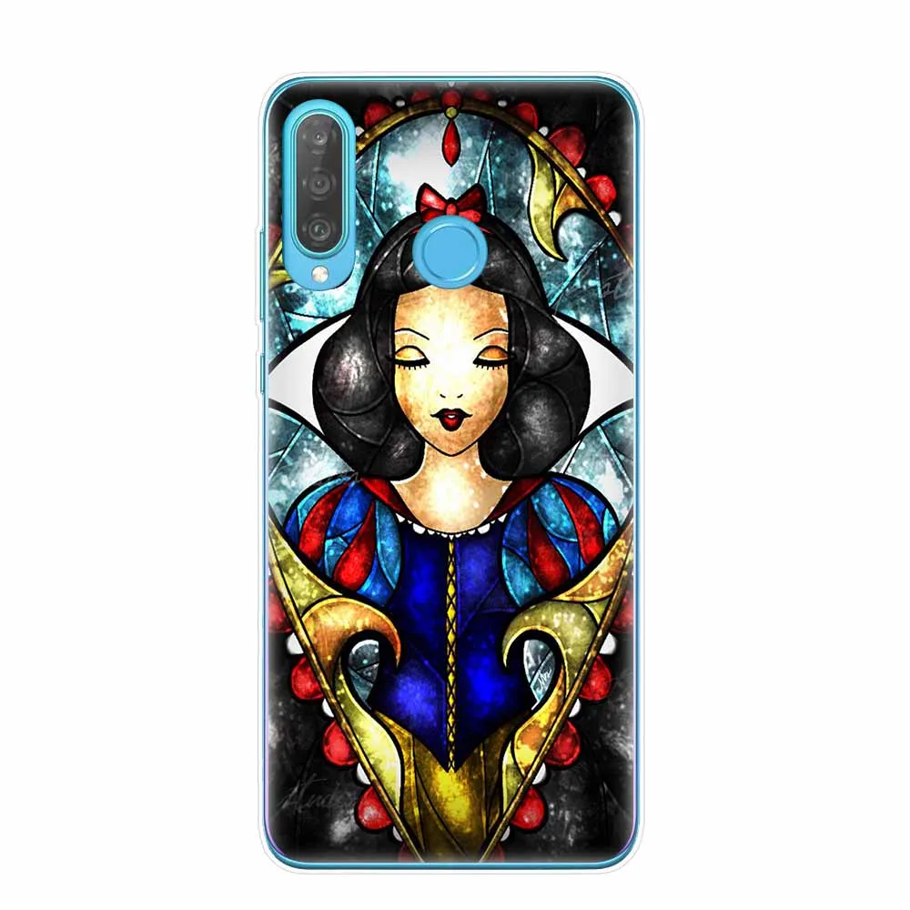 T6036 Чехол с рисунком русалки Минни Ститч для huawei Coque P30 P20 mate 20 Lite Pro P8 P9 P10 Lite Мягкий ТПУ чехол для телефона s - Цвет: T6036