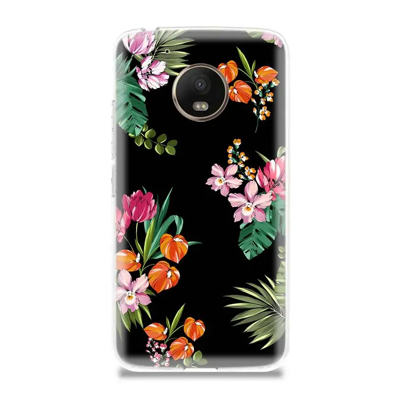 Зеленые растения тренд аксессуары чехол для телефона Motorola Moto G7 G6 G5S G5 E4 Plus G4 E5 Play Fit