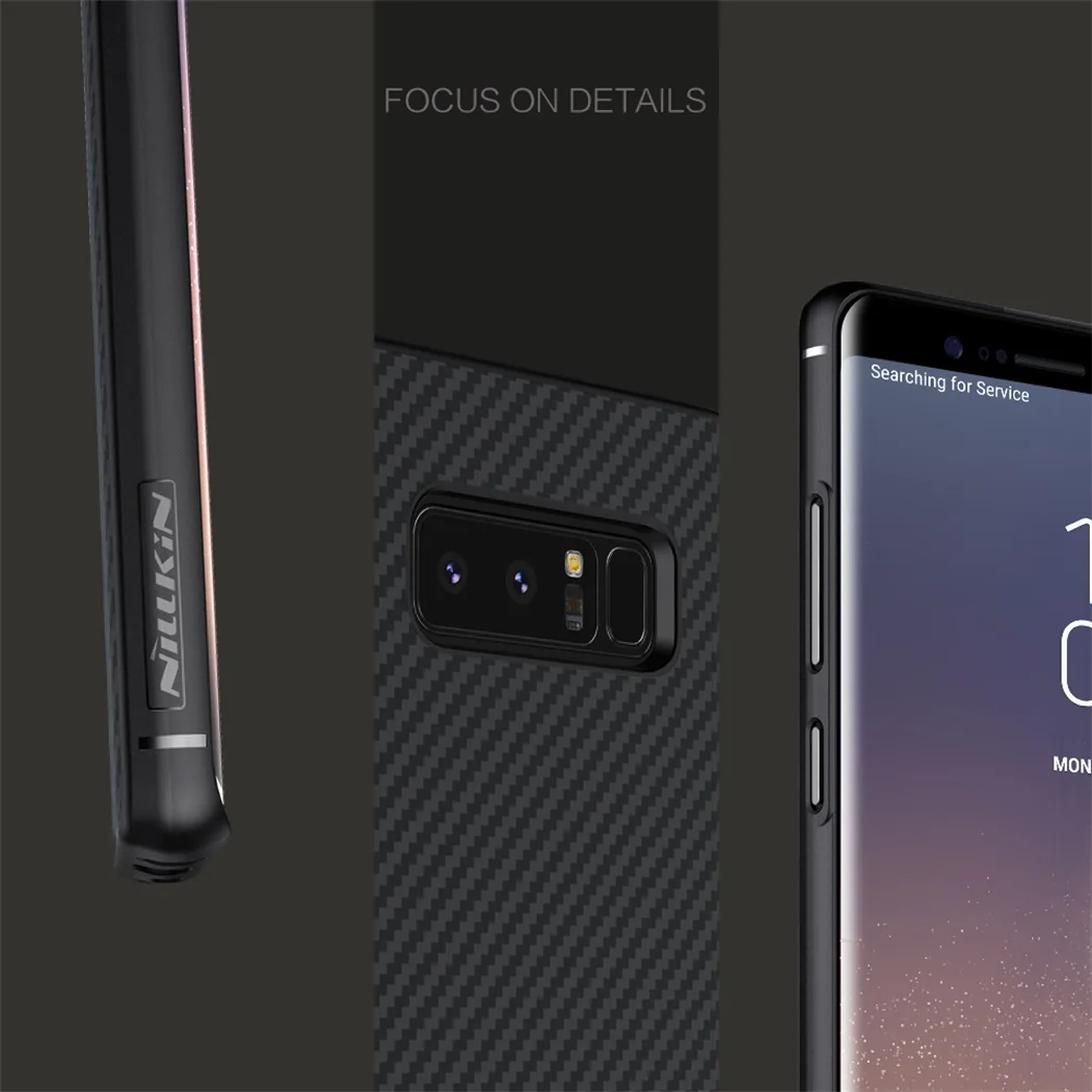 Чехол NILLKIN для Samsung Galaxy Note 8 роскошная задняя крышка из синтетического волокна
